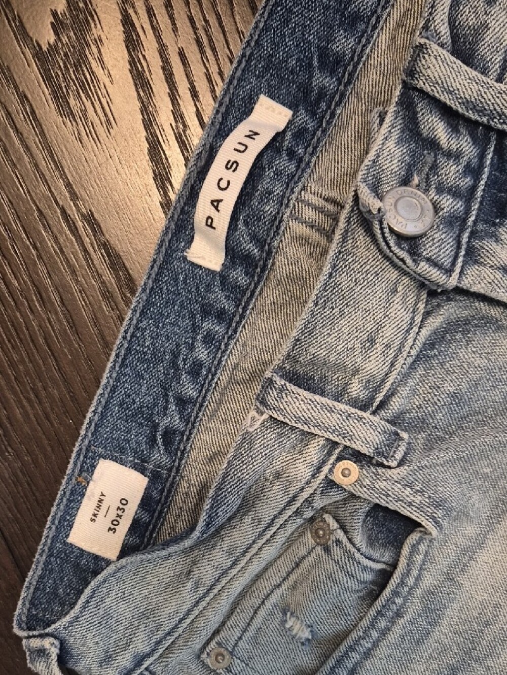 PacSun Light Distressed Skinny Jeans - Picture 2 of 4